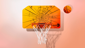 round 21 mini basketball hoop